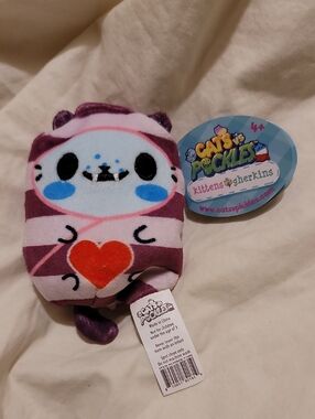 Cats vs Pickles Kittens vs Gherkins "Lil Cheshire" #32 plush toy. 
